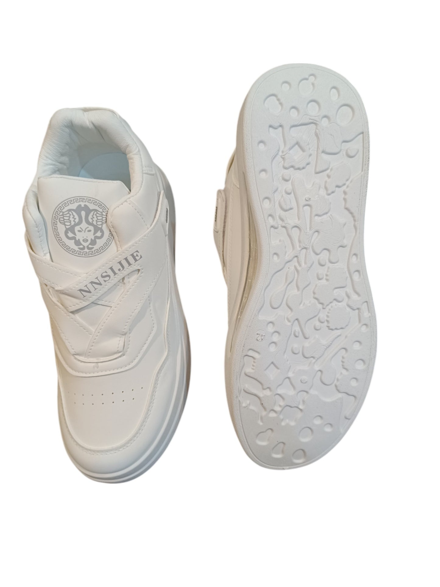 ACES Momentum Platform Sneakers for Men with Velcro Strap, Chunky Sole Designed for Adventures