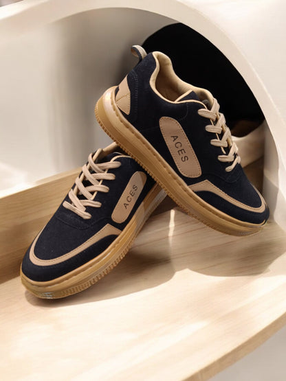 Aces Flex 111 Men suede lace-up sneakers