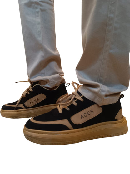 Aces Flex 111 Men suede lace-up sneakers